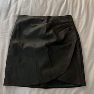 Abercrombie & Fitch Faux Leather Skirt Size XS